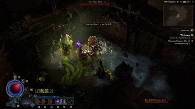 Diablo 4 Death Trap Rogue Lvl 74, Full NM40 Run.