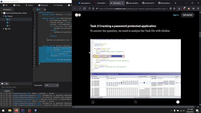 Critiquing the use of Ghidra for a Java TryHackMe challenge смотреть онлайн