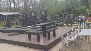 Славянское кладбище Краснодар, дорогие памятники