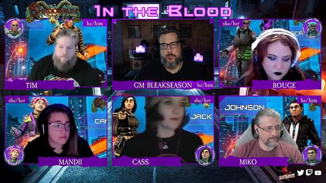 Shadowrun RPG | In The Blood - Part 1 | w/ Bleakseason & Crew смотреть онлайн