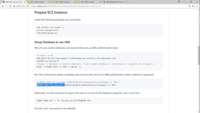 How to I authenticate to an Amazon RDS DB instance using IAM credentials? IAM Access To RDS смотреть онлайн