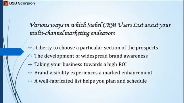 Top Siebel CRM Users List of 2018 смотреть онлайн