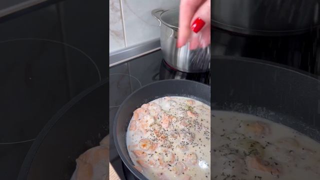 ВКУСНЕЙШАЯ ПАСТА с КРЕВЕТКАМИ на кокосовом молоке Невероятно ВКУСНО  *рецепт в ? комментариях