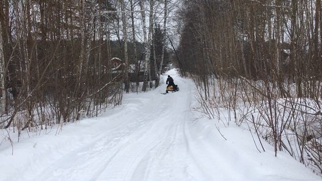 Сегоход Бурлак заводим и поехали!