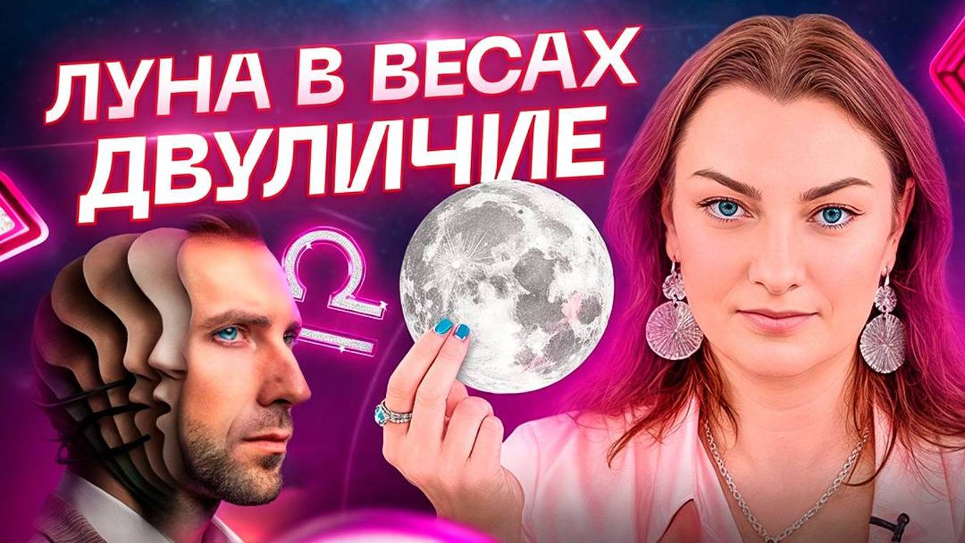 Самая сложная Луна 🌔 ЛУНА В ВЕСАХ ♎️ Все ли так плохо? Обучение АСТРОЛОГИИ смотреть онлайн