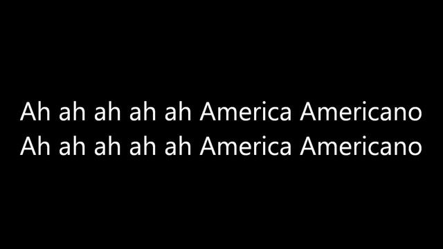 Lady Gaga Americano Lyrics on screen смотреть онлайн