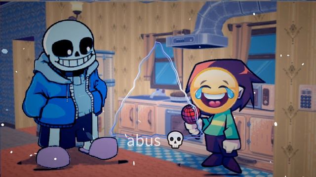 (Chara voice test) Abuse but Sans & Chara sing it смотреть онлайн