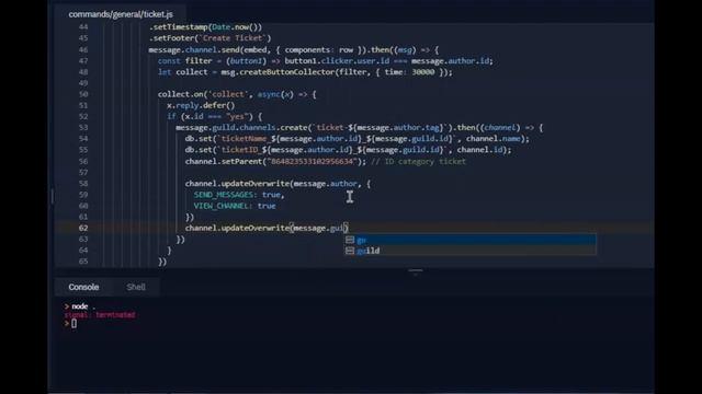 HOW TO MAKE BOT DISCORD | TICKET SYSTEM | #8 смотреть онлайн