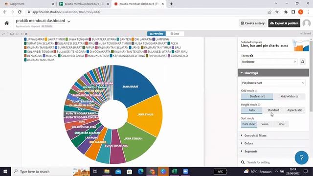 MEMBUAT DASHBOARD FLOURISH STUDIO & CANVA VERS. | STATISTIKA SOSIAL смотреть онлайн