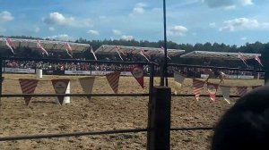 Русское Родео в Леденёво. Скачки на лошадях "Почеп"