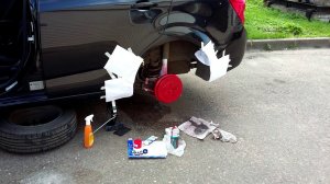 Покраска тормозных барабанов. На сколько лет хватило?