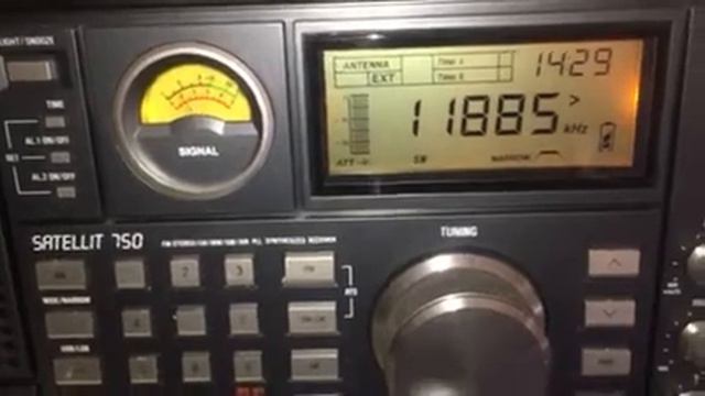 KNLS Anchor Point, 11885 kHz, 25 May 2017, 14:28 UTC смотреть онлайн