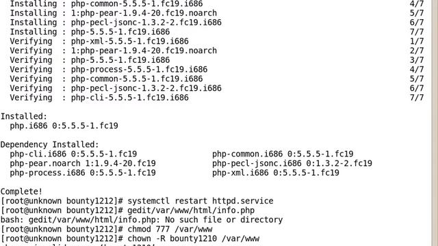 installing lamp server on fedora 19 смотреть онлайн