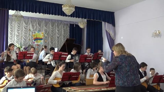 2. А. Забутов "Полька" исп. Оркестр русских народных инструментов (рук. С.В.Гугина) смотреть онлайн