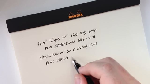 Pilot Pen Shootout: Justus 95 Vs Falcon