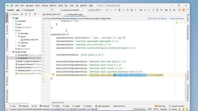 Formation Android avec Android Studio : Comment faire des tests automatiques avec Espresso смотреть онлайн