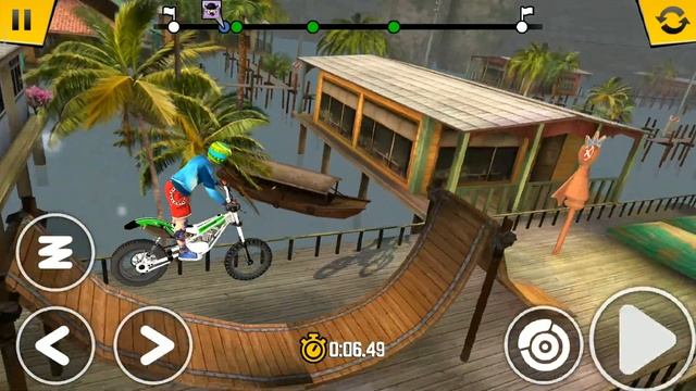 Trial Xtreme 4 - Motocross Racing Gameplay Walkthrough (iOS, Android) - Bike Racing Game смотреть онлайн