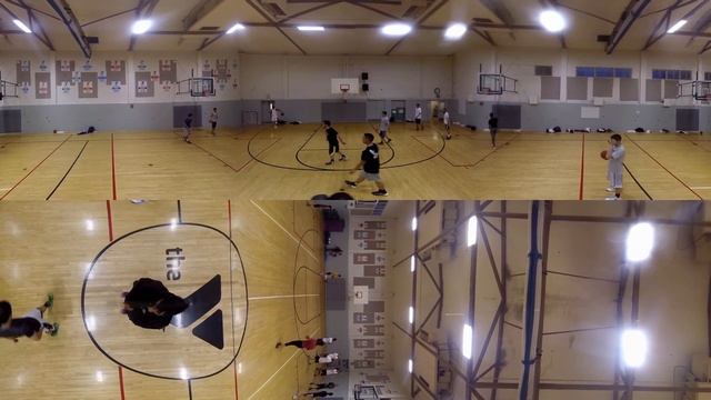 360 Video on Basketball Court - GoPro 360 VR Spherical смотреть онлайн