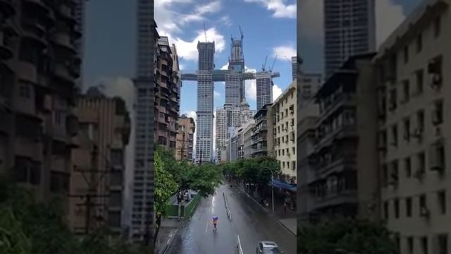 Raffles City on construction in Chongqing, China смотреть онлайн