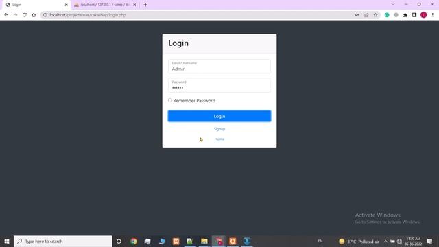 Online Cake Ordering system PHP project смотреть онлайн