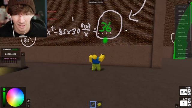 ROBLOX SPRAYPAINTING