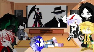 Реакция разных сансов / на крипипасту / часть 1/?гача клуб /