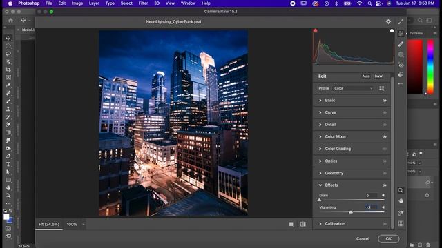 Cyberpunk Photo Effects in Adobe Photoshop | Tutorial смотреть онлайн