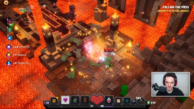 New Minecraft Dungeons Jungle Levels смотреть онлайн