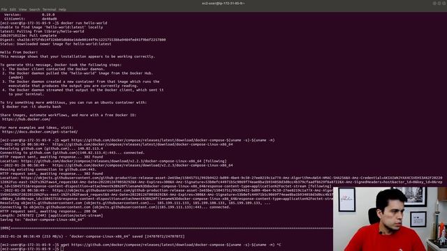 Como rodar uma app em Node com React numa EC2 usando Docker смотреть онлайн