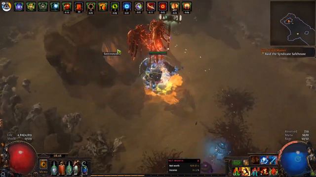 Path Of Exile | 3.20 Sanctum | Frost Blade Crit Slayer | ilvl 84 Syndicate Safehouse смотреть онлайн