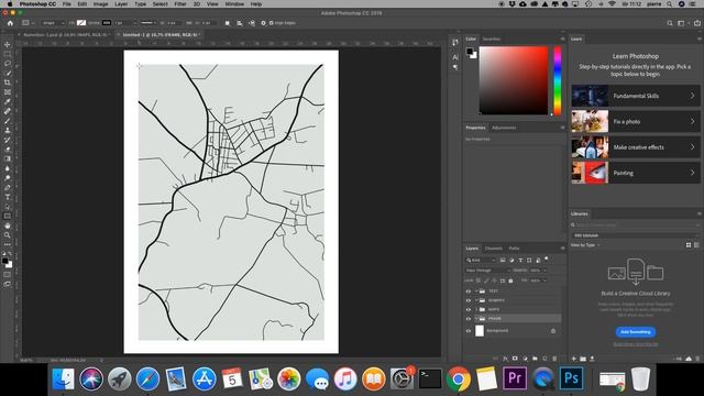 Create Your Own City Map Poster + Free Photoshop Template смотреть онлайн