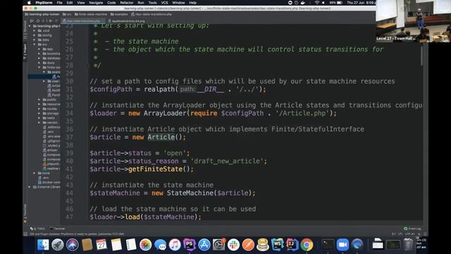 SydPHP 2019 June :: Dave Clark :: Intro to State Machines with a PHP based example смотреть онлайн