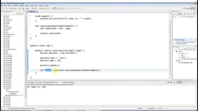 Learn Java Tutorial for Beginners, Part 15: Getters and Return Values смотреть онлайн