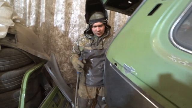 Сварка переднего и заднего крыльев НИВА смотреть онлайн