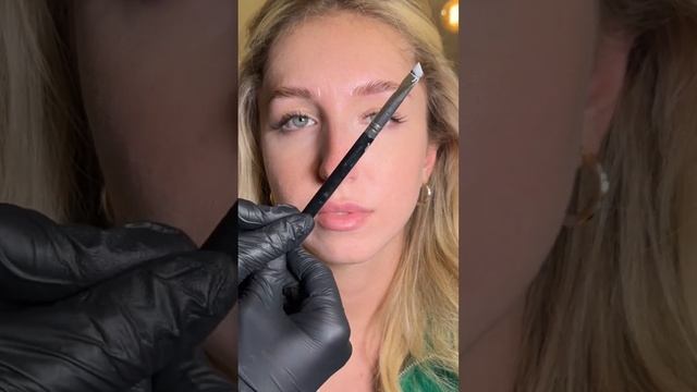 Как найти опорные точки для эскиза бровей? #брови #бровист #бровимосква #архитектурабровей #хна