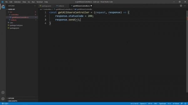 Simple API - Node.js - Express - TypeScript - No commentary