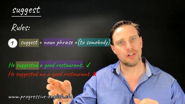 SUGGEST | English common errors | Grammar lesson with GRAMMAR MAN смотреть онлайн