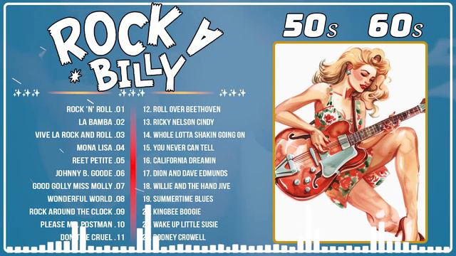 50s 60s Rockabilly Greatest Hits 🔥 Ultimate 50s 60s Rockabilly Hits Compilation 🔥 Rockabilly Rhythm