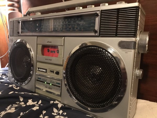 Lasonic Trc-918 Boombox Radio Recorder Gettho Blaster Cassette Player-произведён в ТАЙВАНЕ