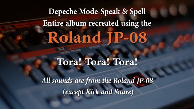 Roland JP-08 | Depeche Mode - Tora! Tora! Tora! (Instrumental) смотреть онлайн