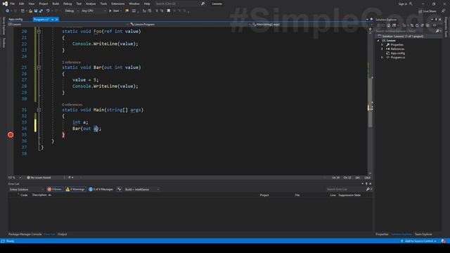 №60. C#. Ключевое слово out. Разница между out и ref смотреть онлайн