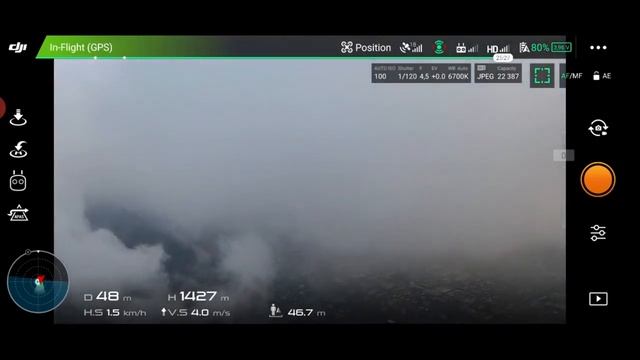 Взлетаем на Mavic 2 pro выше облаков смотреть онлайн