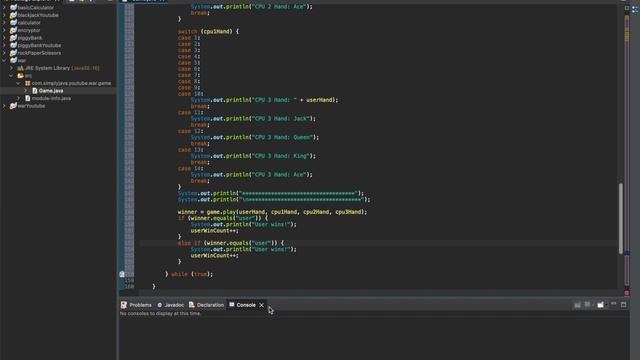 War (Card Game) in Java - Beginner Java Programming - No Talking - Part 2 смотреть онлайн