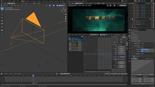 Create a Movie Title in Blender - Part 4: Camera Effects and Compositing смотреть онлайн