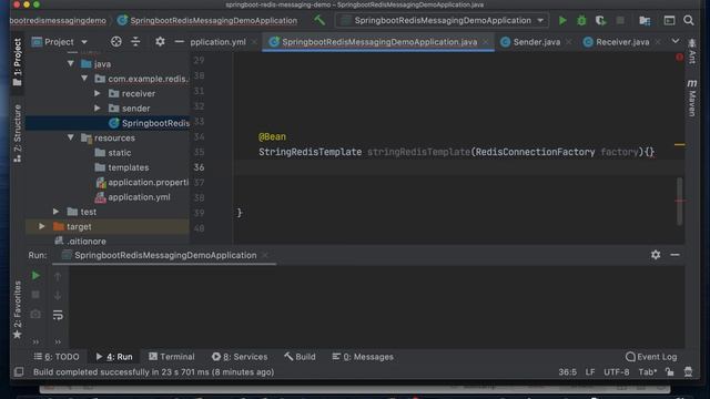 Spring Data with Redis Publisher and Subscriber Messaging example смотреть онлайн
