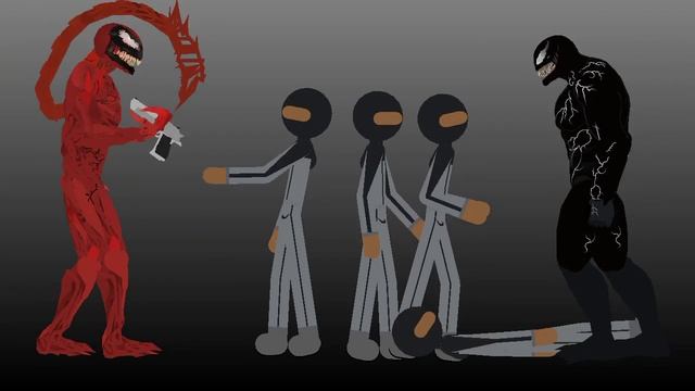 Venom, carnificina e homem aranha vs bandidos || Stick nodes смотреть онлайн