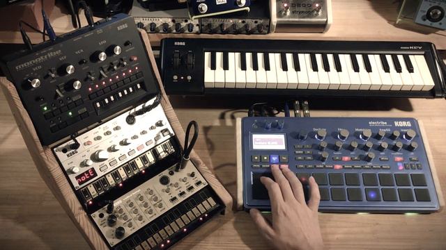 #26 korg volca monotribe electribe 2 [ ambient jam ] смотреть онлайн