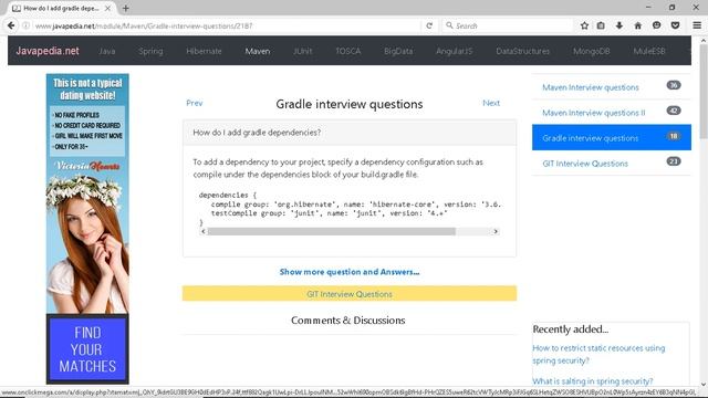 How do I add gradle dependencies?
| javapedia.net смотреть онлайн