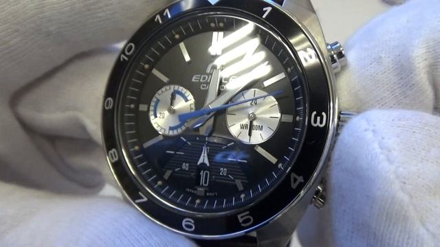 Видео обзор наручных часов с хронографом CASIO EDIFICE EFV-590L-1A смотреть онлайн