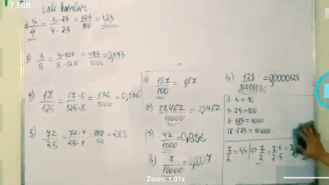 🔴LIVE-5 // O'NLI KASRLAR TO'LLIQ // O'NLI KASRLAR USTIDA AMALLAR// 2019-2020-2021 YIL DTM BAZASI